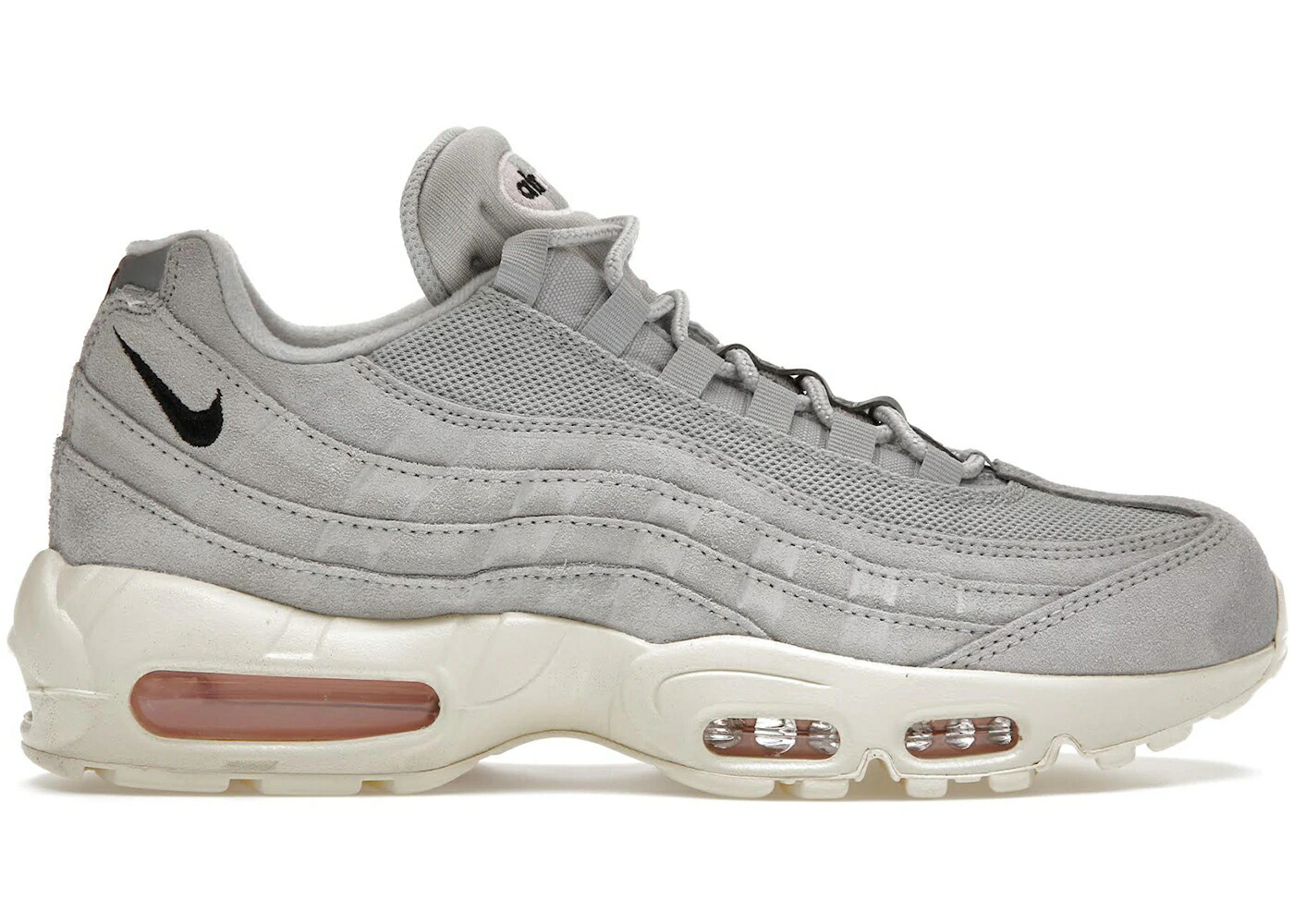 ナイキ マックス 薄墨色 薄墨色 サクラ色 大気圏マックス スニーカー メンズ NIKE AIR MAX 95 GREY FOG PINK FOAM / GREY FOG PINK FOAM COCONUT