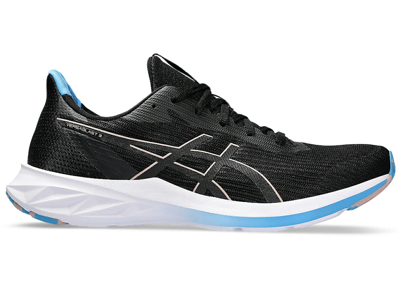 アシックス 黒いこと 黒いこと サクラ色 スニーカー メンズ ASICS VERSABLAST 3 BLACK NEUTRAL PINK / BLACK NEUTRAL PINK