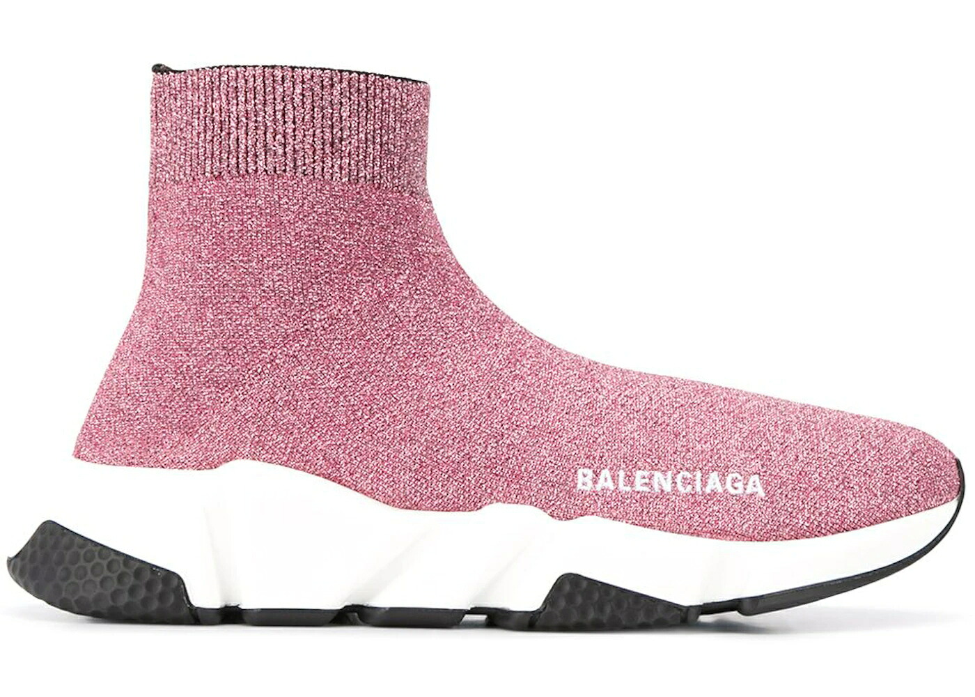 バレンシアガ スピード ニット ピンク WOMEN'S スニーカー レディース BALENCIAGA SPEED LUREX KNIT METALLIC PINK (WOMEN'S) /