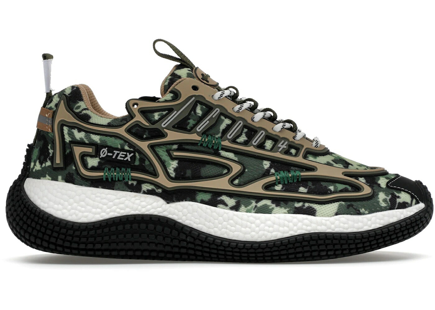緑 緑であること 家鴨柄 スニーカー メンズ JOHN GEIGER JOHN GEIGER 004 GREEN CAMO / GREEN TAN
