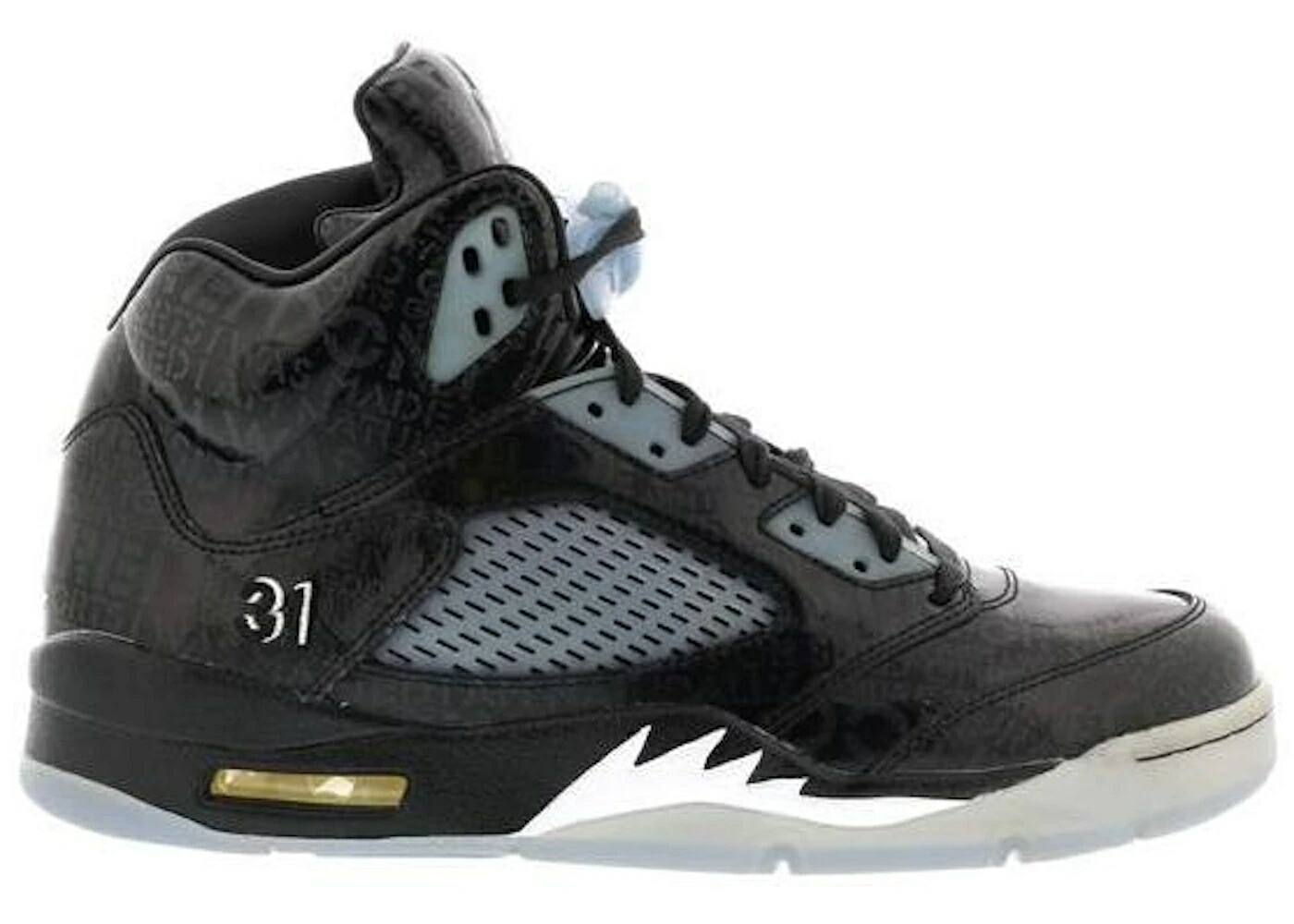 ナイキ ジョーダン 黒色 ブラック 白色 ホワイト スニーカー メンズ JORDAN 5 RETRO DOERNBECHER / BLACK WHITE BLACK