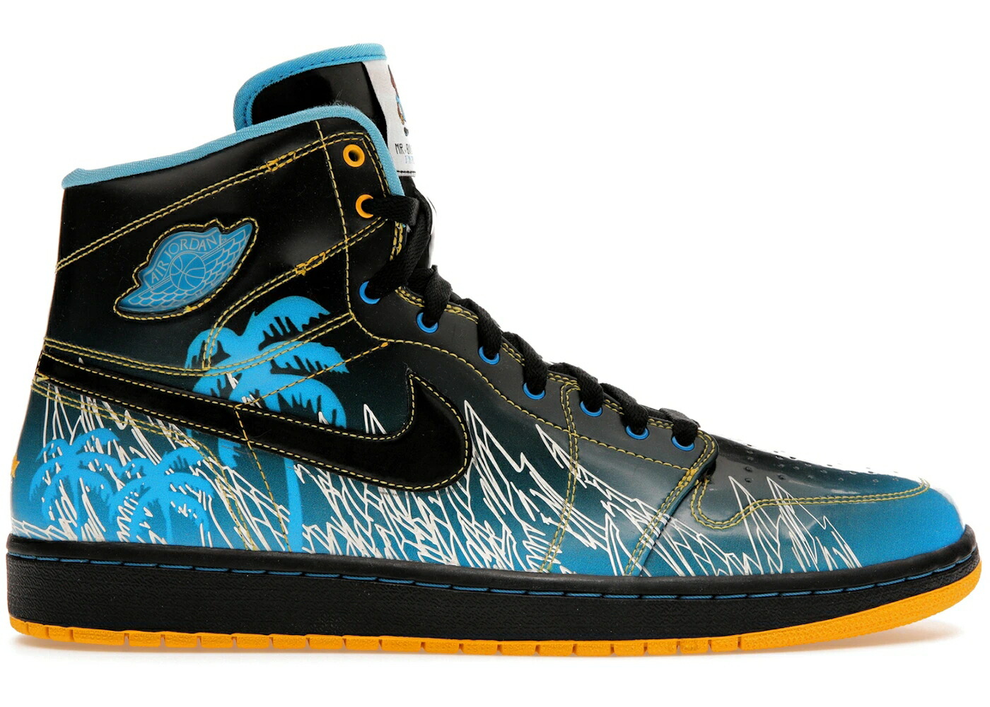 ナイキ ジョーダン 黒いこと 黒いこと 青味 青み 白いこと 白いこと MR. スニーカー メンズ JORDAN 1 RETRO DOERNBECHER BOOBER / BLACK VIVID BLUE WHITE VARSITY