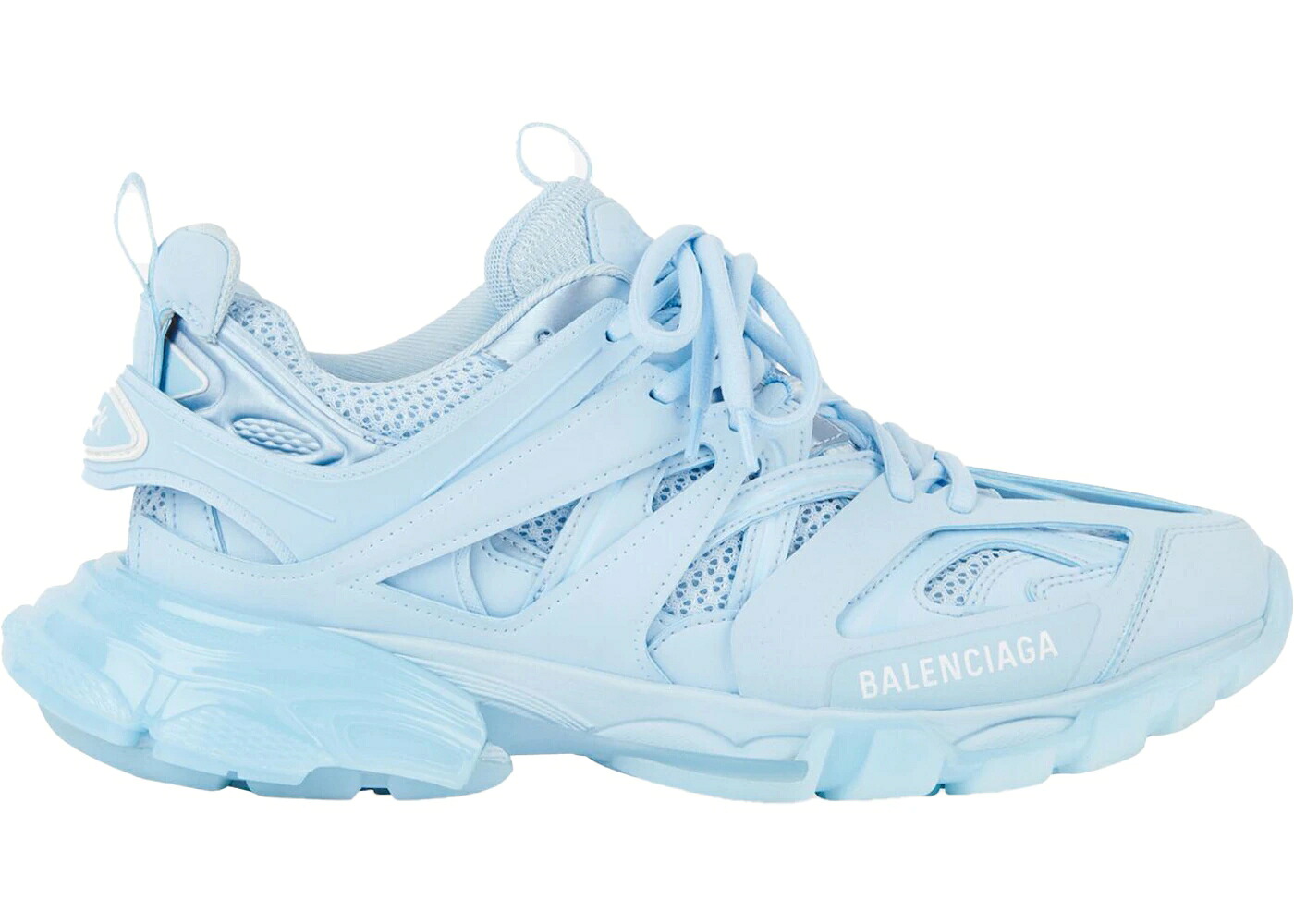 バレンシアガ 青味 青み スニーカー メンズ BALENCIAGA TRIPLE S CLEAR SOLE LIGHT BLUE / LIGHT BLUE