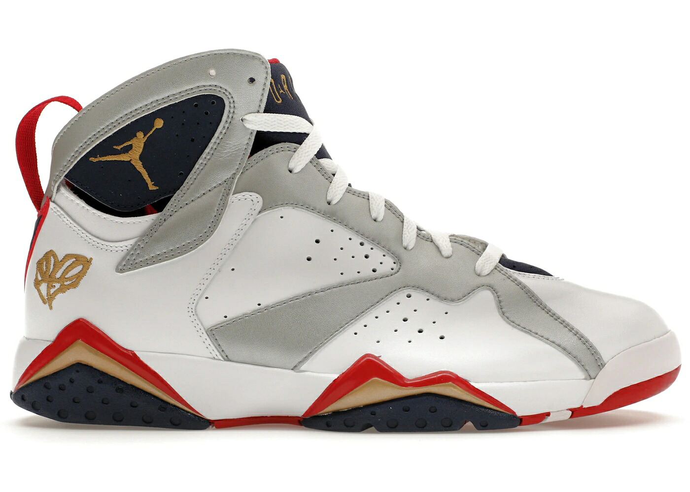 ナイキ ジョーダン 取り組み 白いこと 白いこと 赤 赤いこと ゴールド スニーカー メンズ JORDAN 7 RETRO FOR THE LOVE OF GAME / WHITE RED GOLD