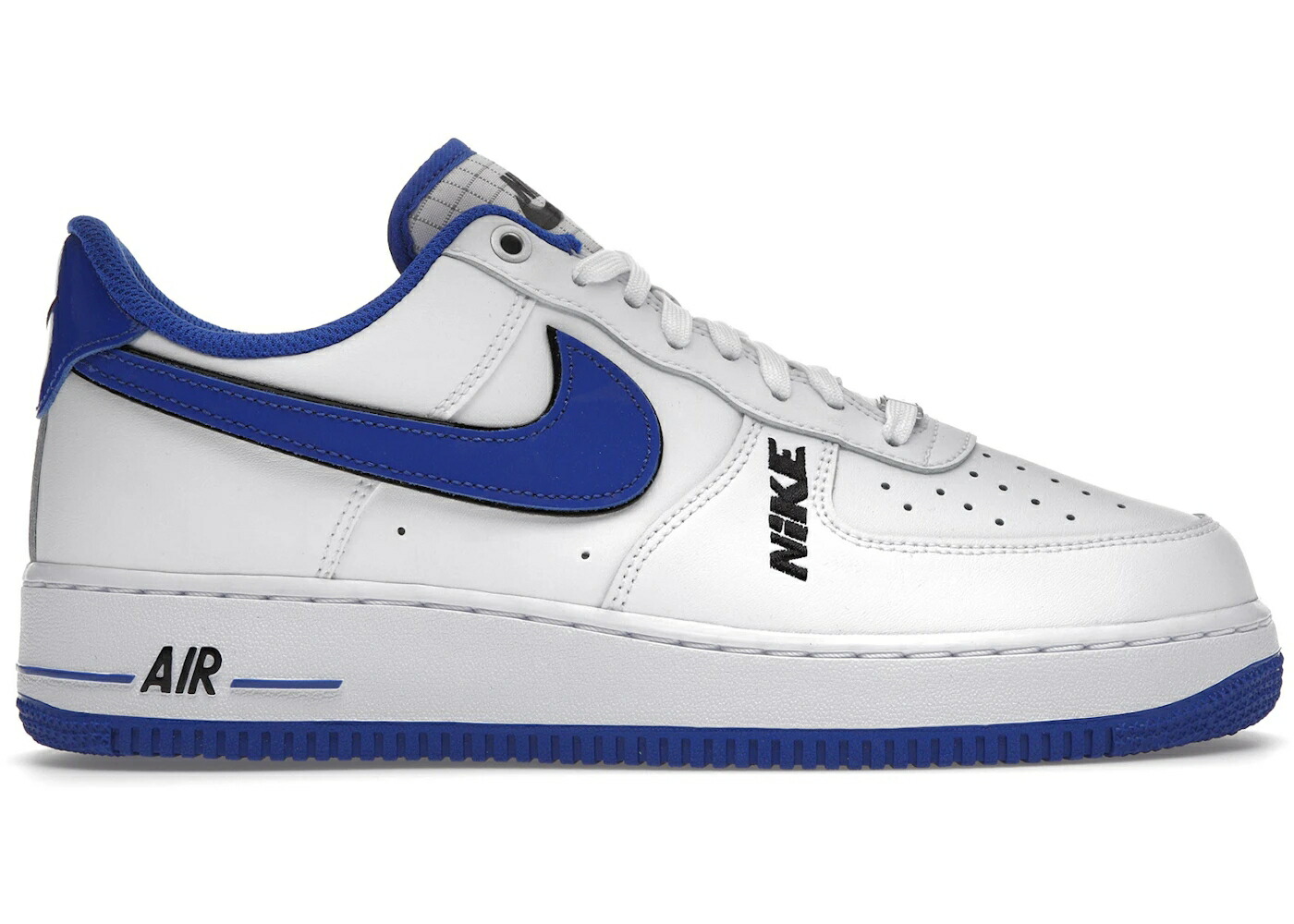 ナイキ 白いこと 白いこと 青碧 青碧 黒いこと 黒いこと 空軍 \u002707 スニーカー メンズ NIKE AIR FORCE 1 LOW LV8 MOTOCROSS WHITE ROYAL BLUE BLACK / WHITE ROYAL BLUE BLACK