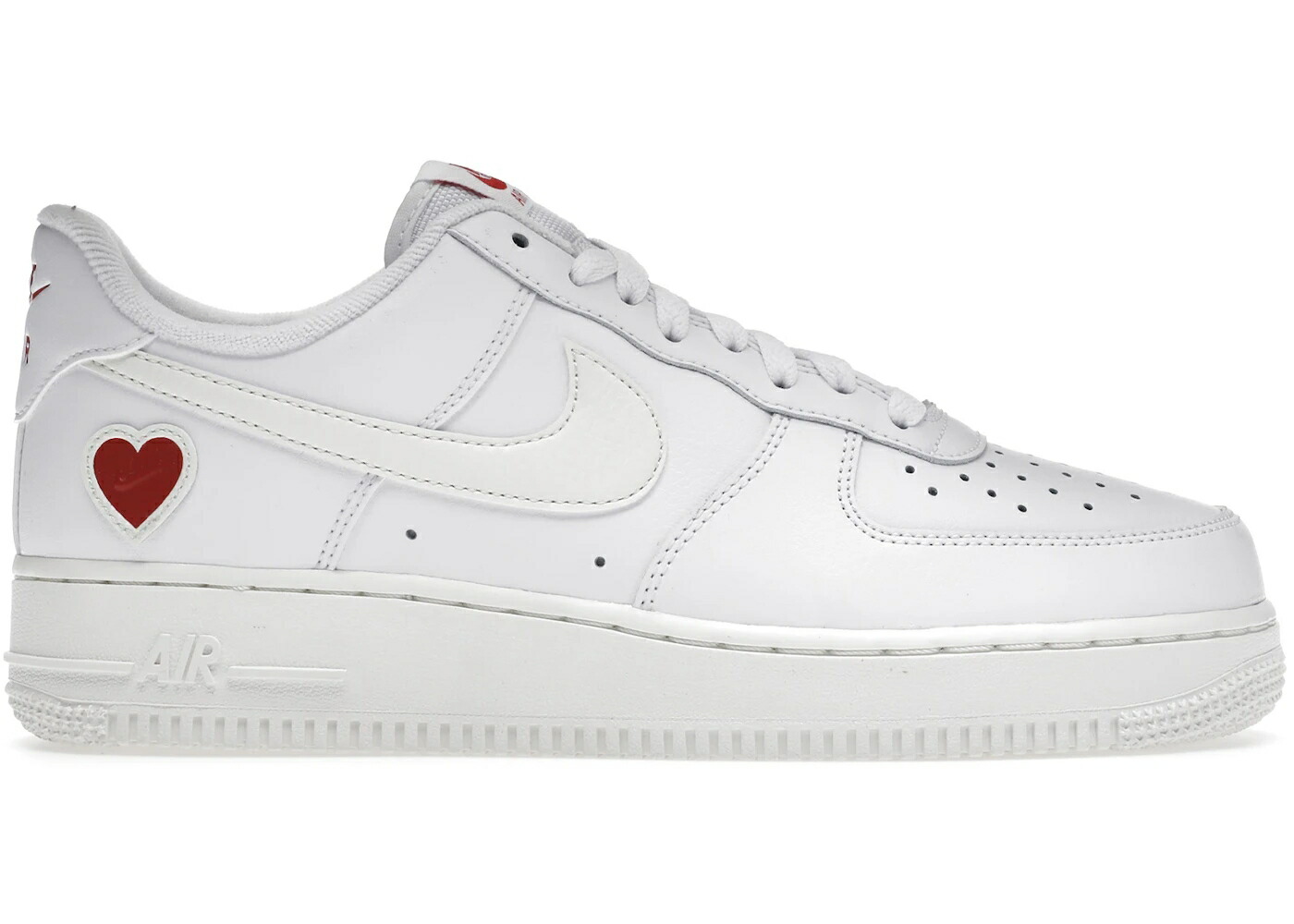 ナイキ 白いこと 白いこと 皮膚軟化剤 赤 赤いこと 空軍 VALENTINE\u0027S スニーカー メンズ NIKE AIR FORCE 1 LOW DAY (2021) / WHITE CREAM RED
