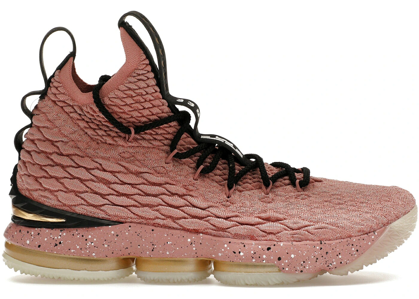 ナイキ レブロン サクラ色 ゴールド 黒いこと 黒いこと スニーカー メンズ NIKE LEBRON 15 RUST PINK / RUST PINK METALLIC GOLD BLACK