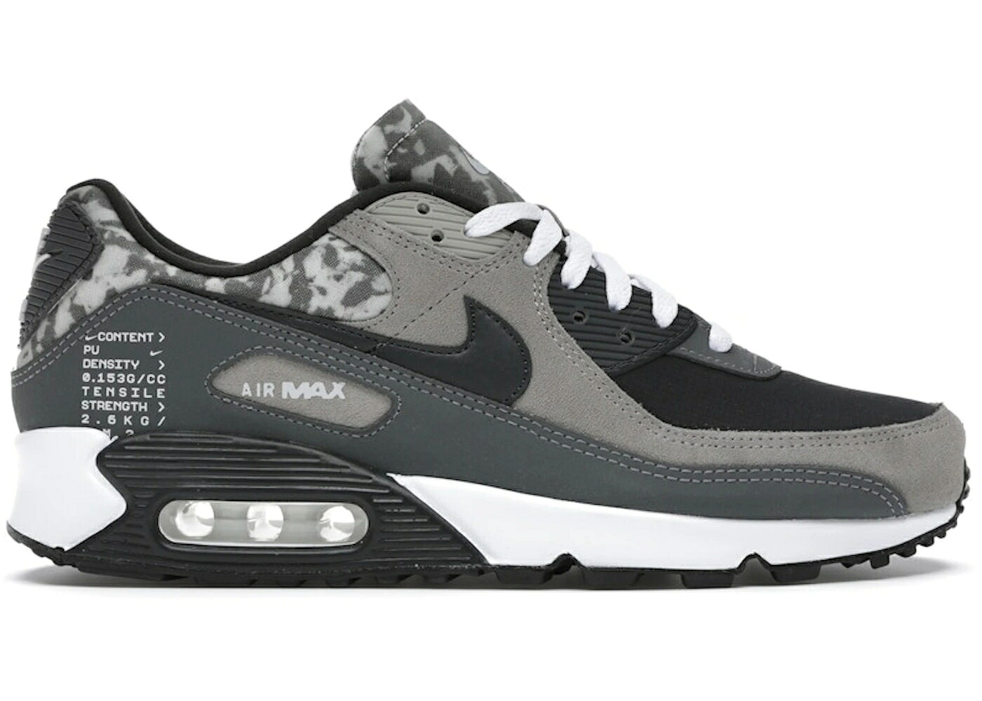 ナイキ マックス 薄墨色 薄墨色 白いこと 白いこと エア湖マックス スニーカー メンズ NIKE AIR MAX 90 ENIGMA STONE / ENIGMA STONE IRON GREY WHITE OFF