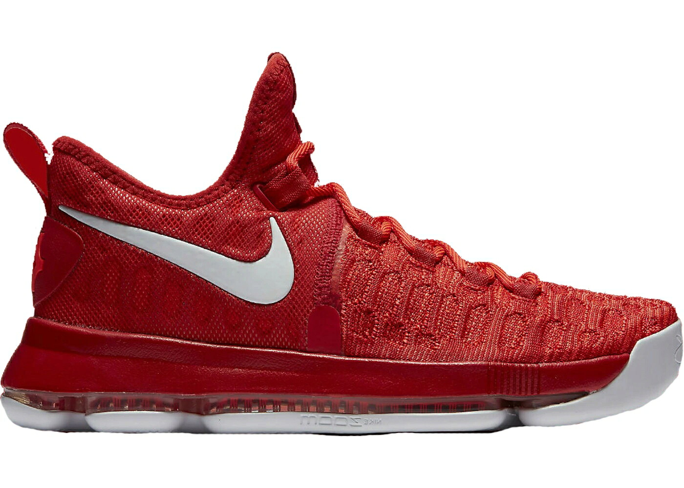 ナイキ 赤 レッド 白色 ホワイト スニーカー メンズ NIKE KD 9 VARSITY RED / VARSITY RED WHITE