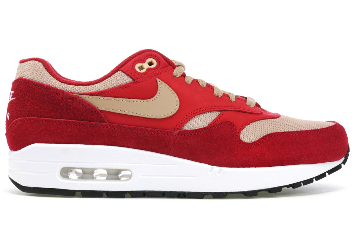 ナイキ マックス カリー 赤 赤いこと 混雑時 エア湖マックス スニーカー メンズ NIKE AIR MAX 1 CURRY PACK (RED) / TOUGH RED MUSHROOM RUSH RED PALE