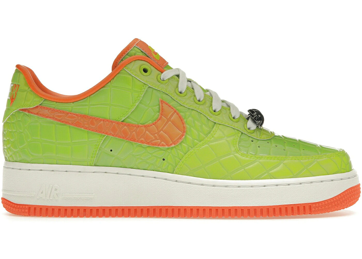ナイキ 動き 緑 緑であること 橙 オレンジ色 空軍 スニーカー メンズ NIKE AIR FORCE 1 LOW RTFKT CLONE X REPTILE (EDITION OF 381) / ACTION GREEN SAFETY ORANGE