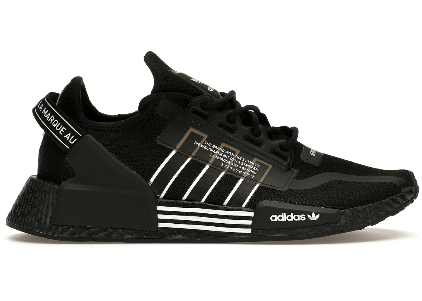 アディダス 中核グループ 黒いこと 黒いこと 白いこと 白いこと スニーカー メンズ ADIDAS NMD R1 V2 CORE BLACK CLOUD WHITE / CORE BLACK CLOUD WHITE CORE