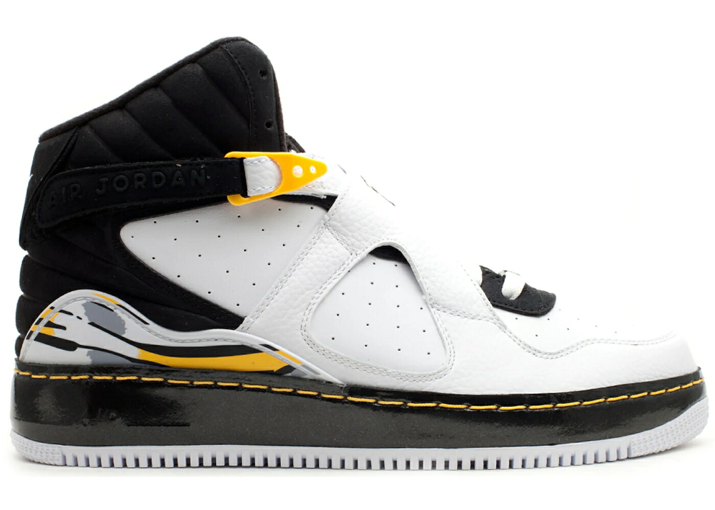 ナイキ ジョーダン 白色 ホワイト 黒色 ブラック スニーカー メンズ JORDAN AJF 8 VARSITY MAIZE / WHITE BLACK VARSITY MAIZE