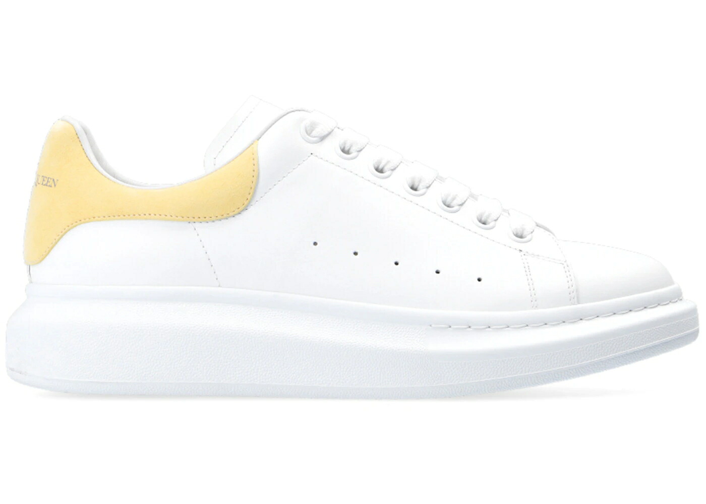アレキサンダーマックイーン 白いこと 白いこと 黄味がかった 黄色 スニーカー メンズ ALEXANDER MCQUEEN ALEXANDER MCQUEEN OVERSIZED WHITE YELLOW / WHITE YELLOW
