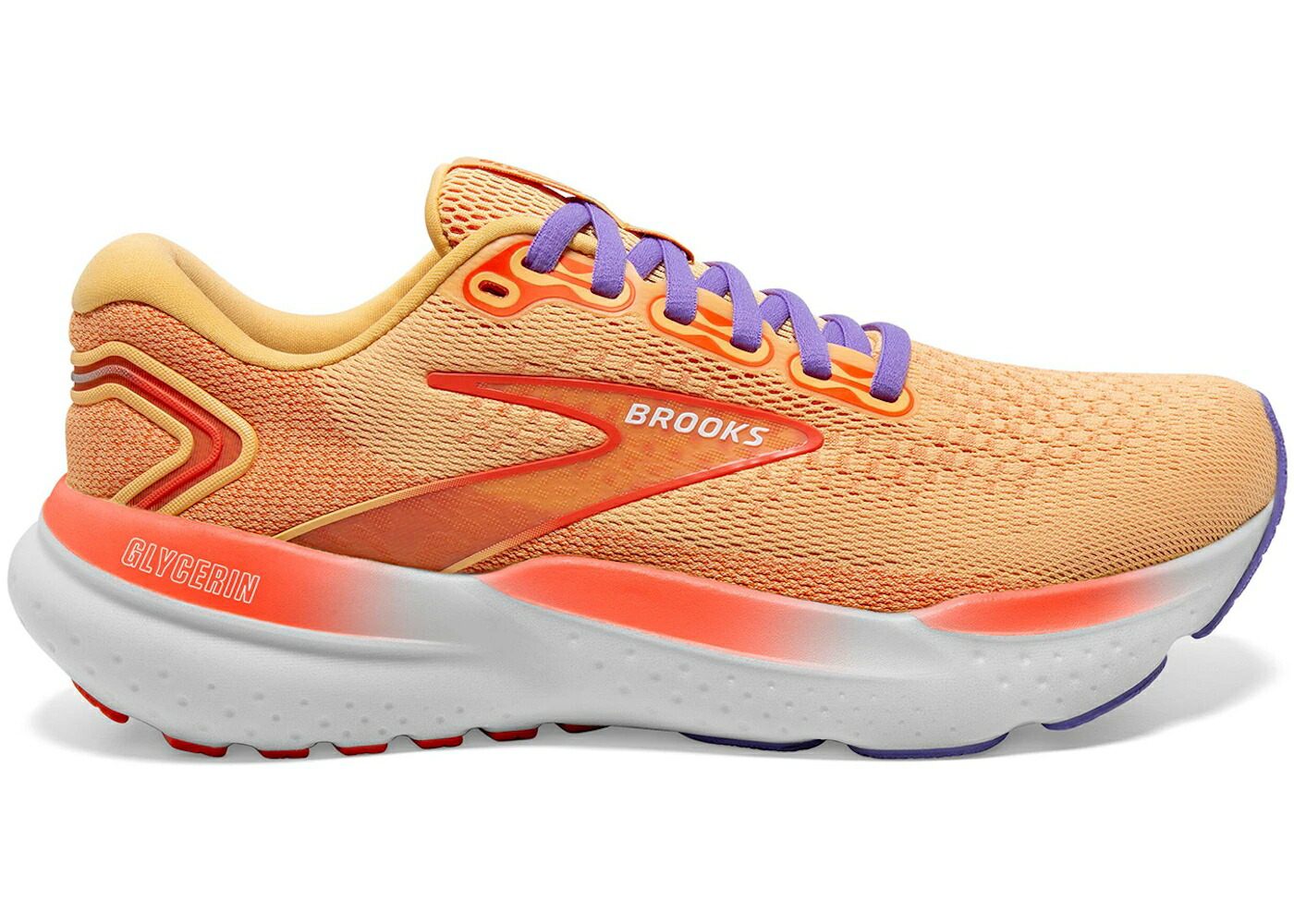 ブルックス 紫 パープル WOMEN'S スニーカー レディース BROOKS GLYCERIN 21 SUNBURST NASTURTIUM PURPLE (WOMEN'S) / SUNBURST NASTURTIUM PURPLE