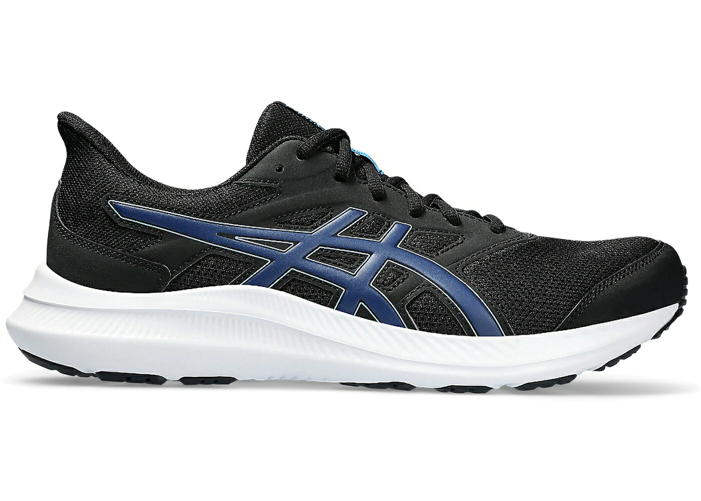 アシックス 黒いこと 黒いこと 青碧 青碧 スニーカー メンズ ASICS JOLT 4 BLACK BLUE EXPANSE / BLACK BLUE EXPANSE