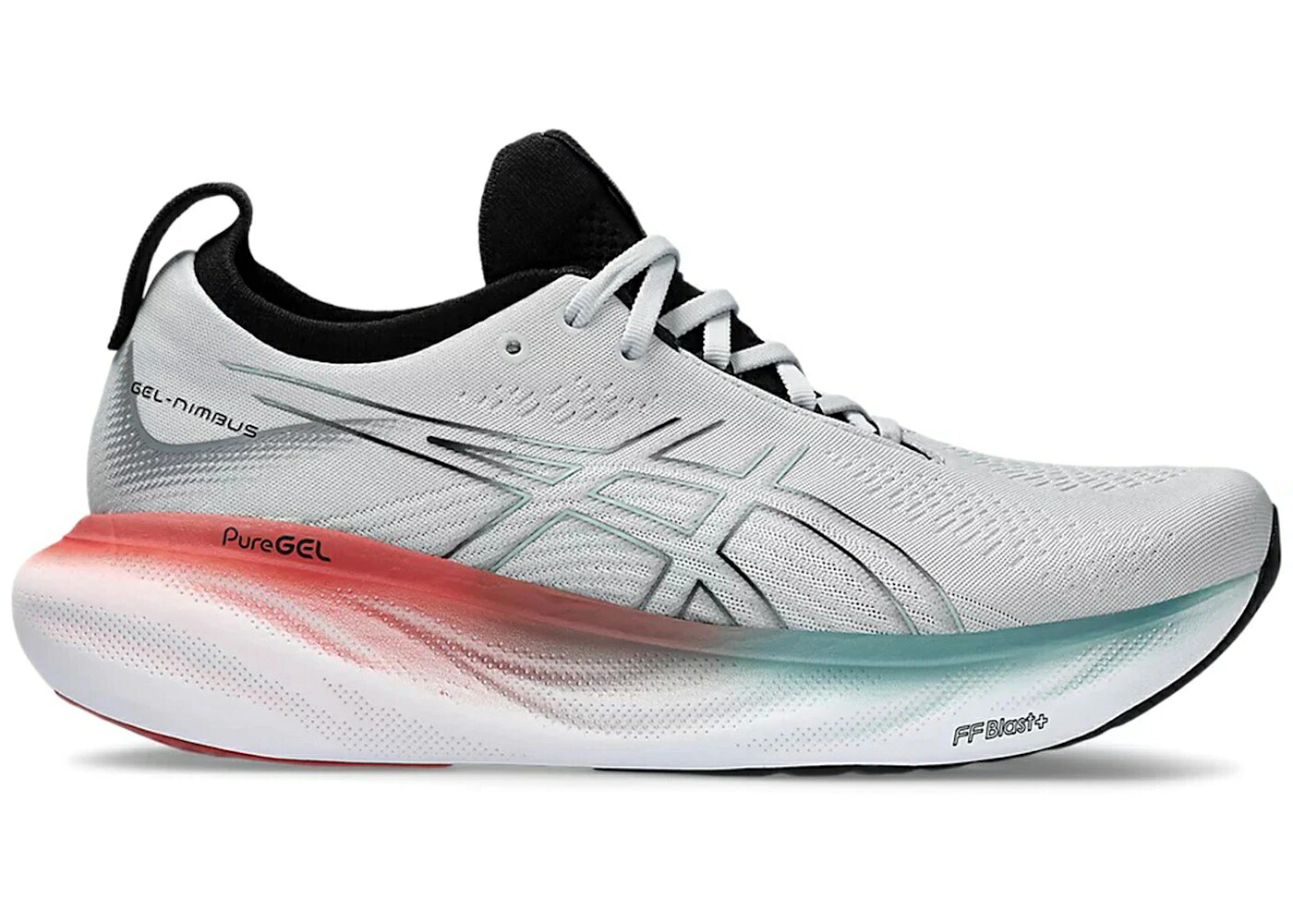 アシックス 薄墨色 薄墨色 スニーカー メンズ ASICS GEL-NIMBUS 25 PIEDMONT GREY FOGGY TEAL / PIEDMONT GREY FOGGY TEAL
