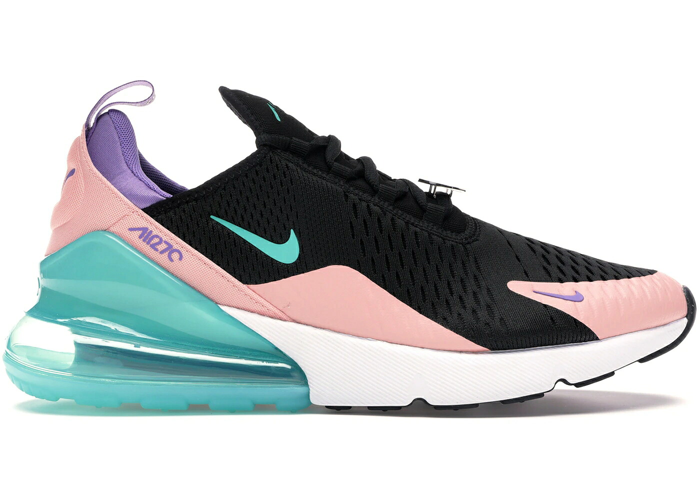ナイキ マックス 黒いこと 黒いこと 翡翆 ジェード エア湖マックス スニーカー メンズ NIKE AIR MAX 270 HAVE A DAY / BLACK HYPER JADE BLEACHED CORAL