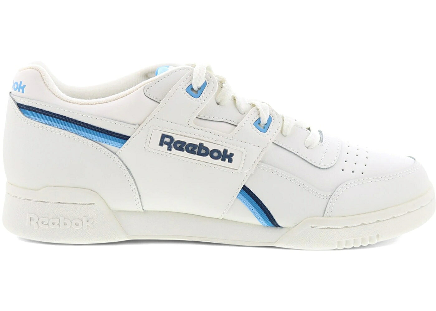 リーボック 細工物アウト 紺色 米国海軍 シアン スニーカー メンズ REEBOK WORKOUT PLUS MU CHALK COLLEGIATE NAVY / CHALK COLLEGIATE NAVY CYAN