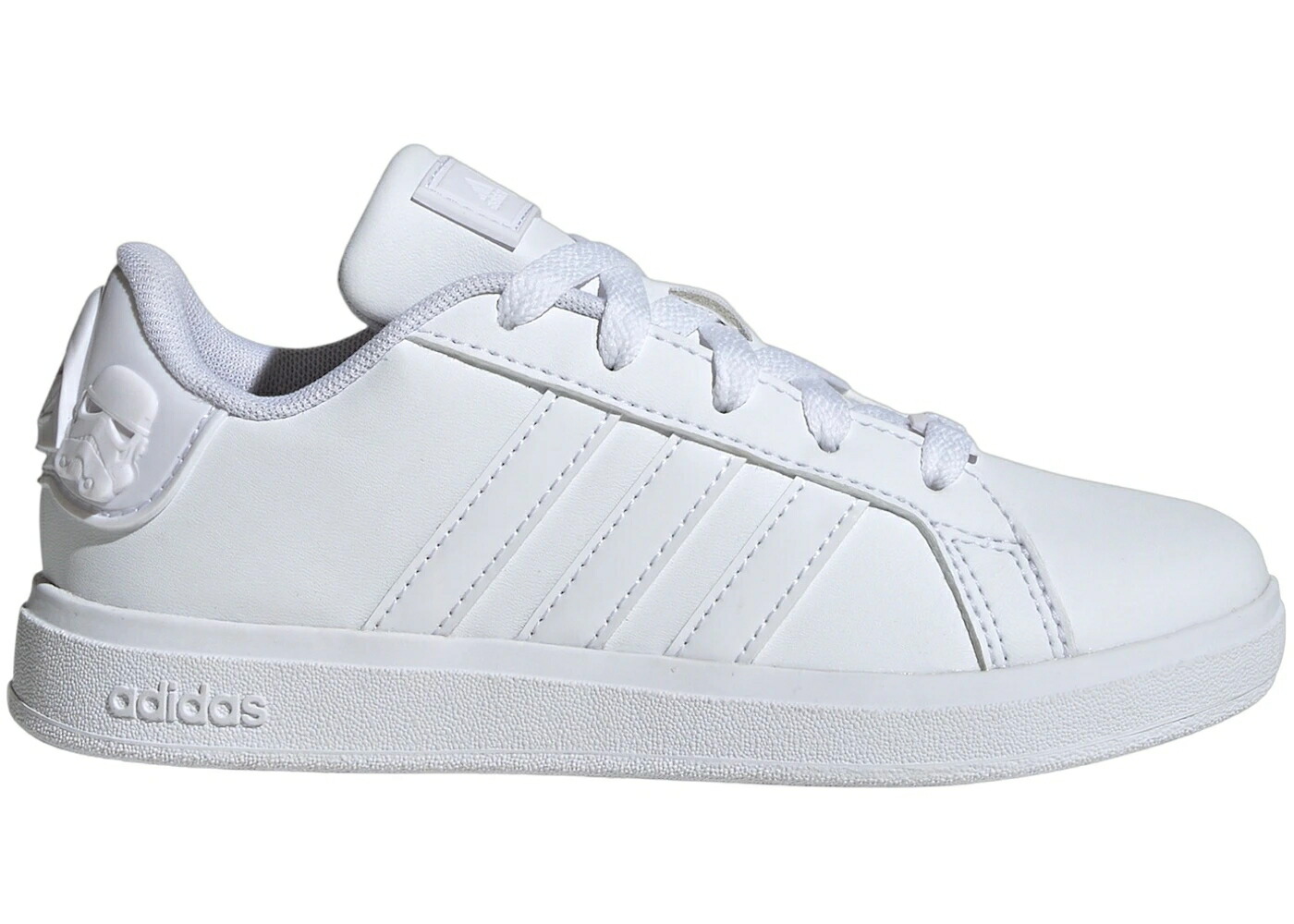 アディダス 地びた 厚地の外套 白いこと 白いこと 2.0 スターウォーズ お坊っちゃん キッズ ADIDAS GRAND COURT STAR WARS CLOUD WHITE (GS) / CLOUD WHITE CLOUD WHITE CLOUD もの言う花 マタニティ スニーカー