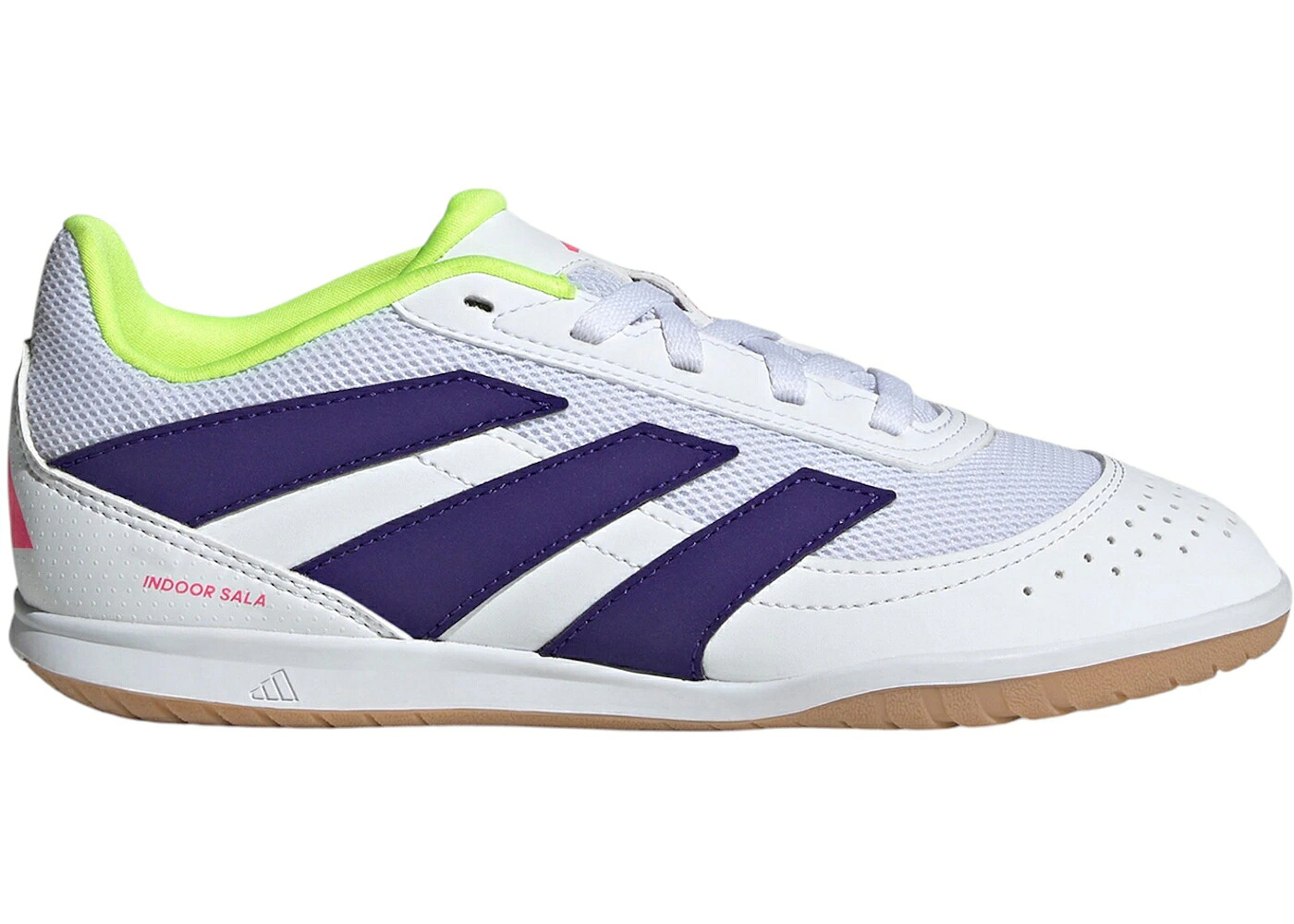 アディダス プレデター 野球クラブ 白いこと 白いこと 紫 パープル お坊っちゃん キッズ ADIDAS PREDATOR CLUB INDOOR SALA CLOUD WHITE COLLEGIATE PURPLE LUCID LEMON (GS) / CLOUD WHITE COLLEGIATE PURPLE もの言う花 マタニティ スニ