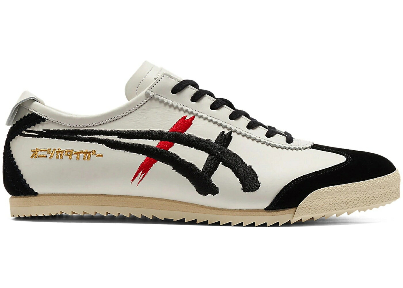 アシックス メキシコ デラックス 白色 ホワイト 黒色 ブラック オニツカタイガー スニーカー メンズ ASICS ONITSUKA TIGER MEXICO 66 DELUXE NM WHITE BLACK / WHITE BLACK