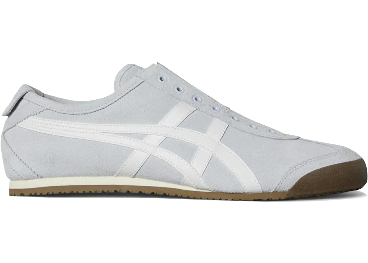 アシックス メキシコ スリッポン スカイ 白色 ホワイト オニツカタイガー スニーカー メンズ ASICS ONITSUKA TIGER MEXICO 66 SLIP-ON SOFT SKY WHITE / SOFT SKY WHITE｜スニケス