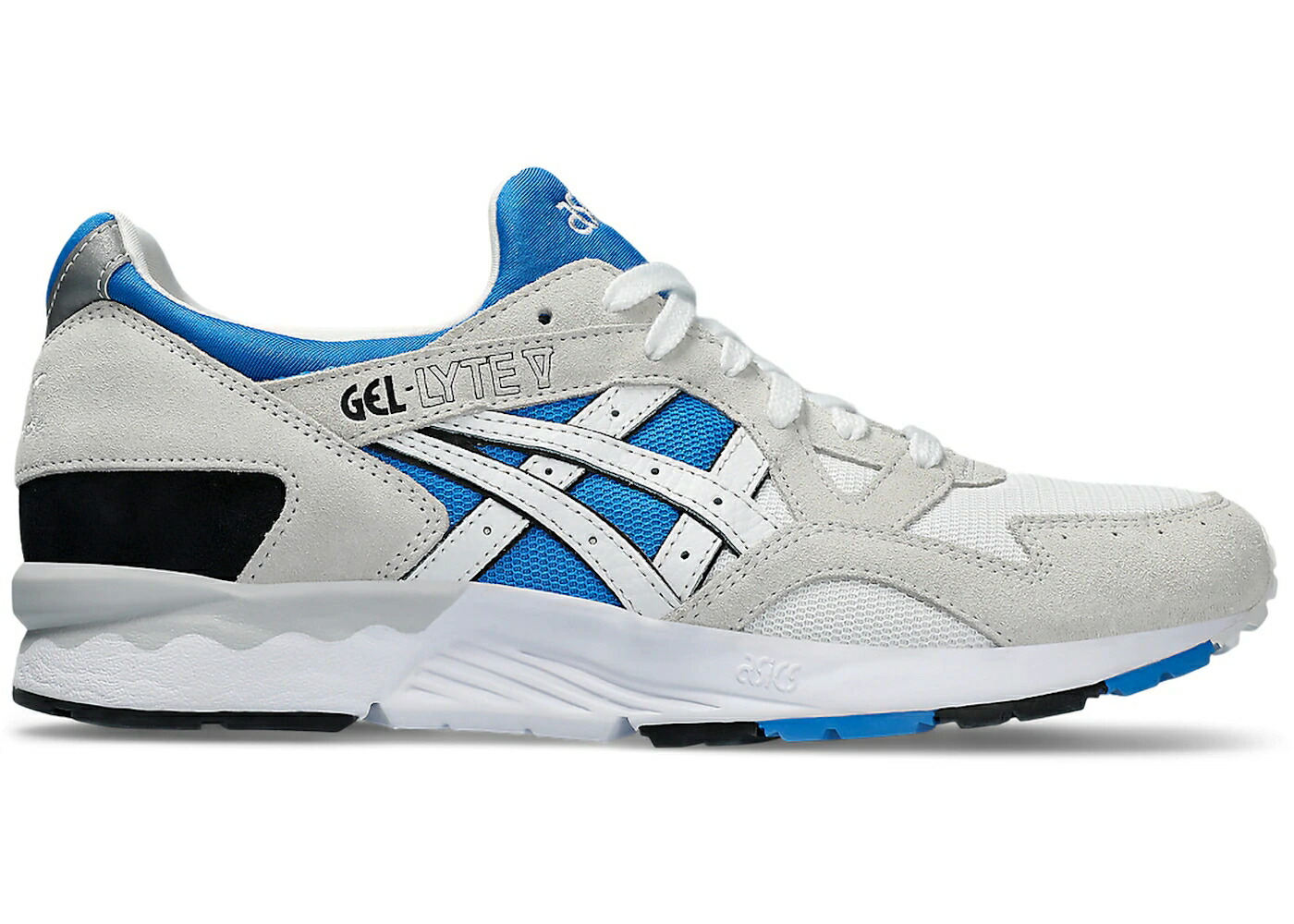 アシックス ゲルライト 白色 ホワイト 青色 ブルー スニーカー メンズ ASICS GEL-LYTE V WHITE ELECTRIC BLUE / WHITE ELECTRIC BLUE