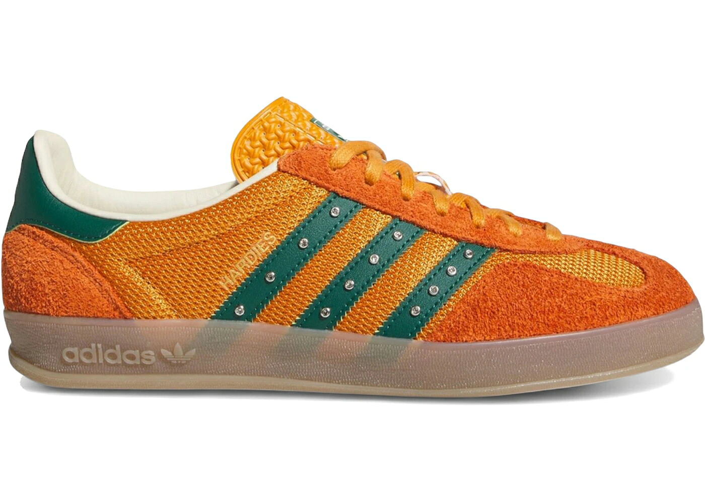 アディダス ガゼル 橙 オレンジ色 緑 緑であること 中核グループ スニーカー メンズ ADIDAS GAZELLE INDOOR HARDIES RUST ORANGE GREEN / RUST ORANGE CORE GREEN