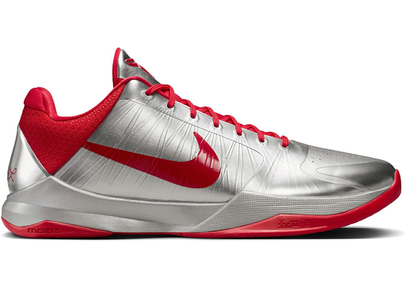 ナイキ コービー プロトロ ルーキー 銀色 シルバー 赤 レッド スニーカー メンズ NIKE KOBE 5 PROTRO CAITLIN CLARK ROOKIE OF THE YEAR / METALLIC SILVER UNIVERSITY RED
