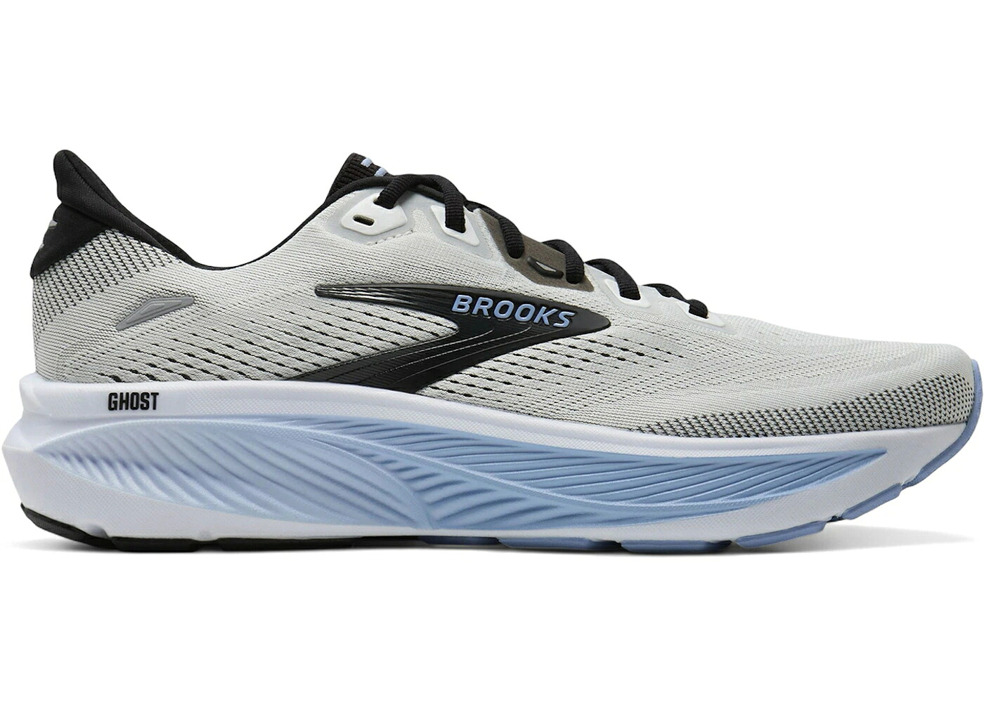 ブルックス 白いこと 白いこと 黒いこと 黒いこと スニーカー メンズ BROOKS GHOST 18 WHITE BLACK OPEN AIR / WHITE BLACK OPEN AIR