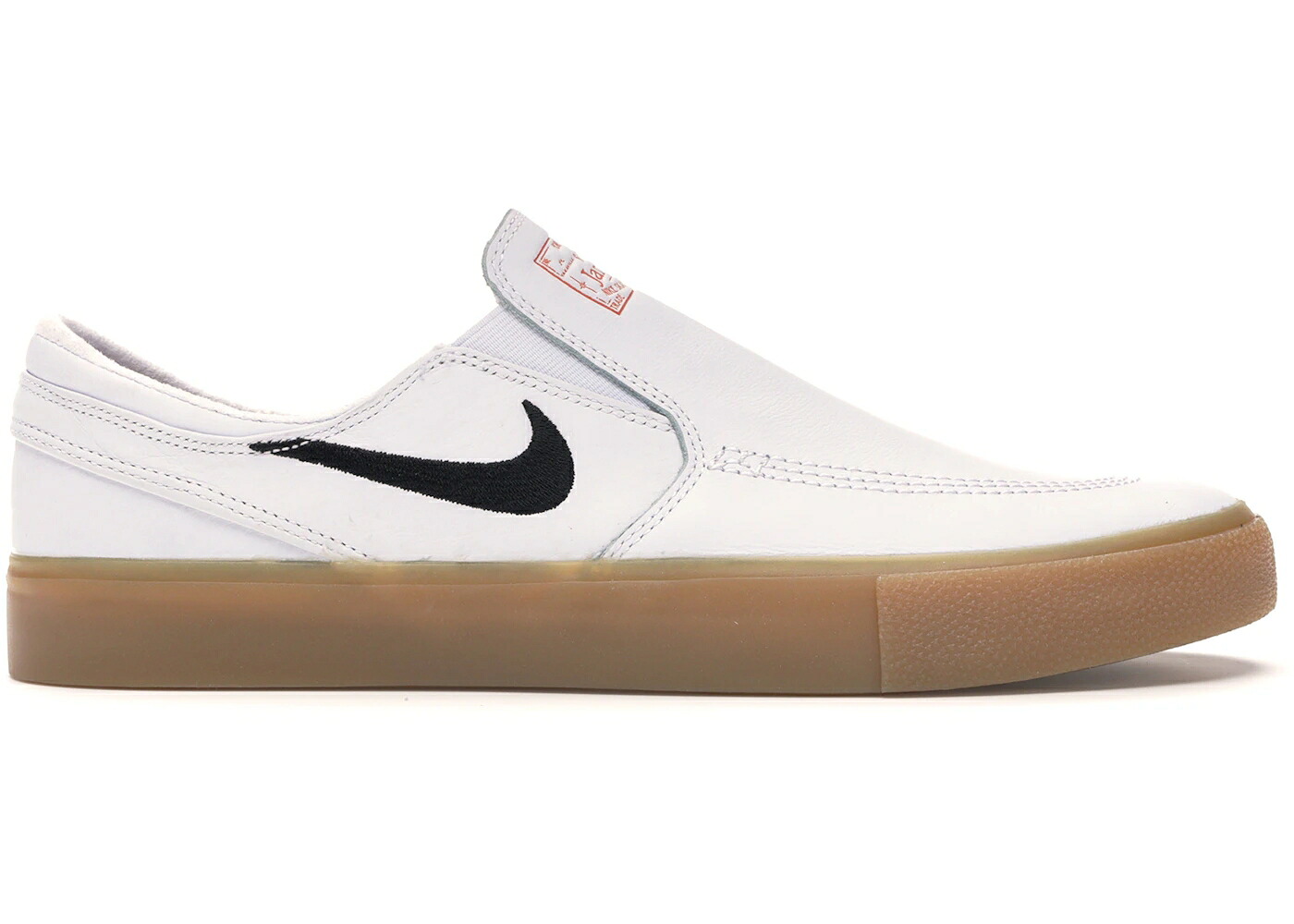 ナイキ エスビー 望遠レンズ 橙 オレンジ色 白いこと 白いこと 黒いこと 黒いこと スニーカー メンズ NIKE SB ZOOM STEFAN JANOSKI SLIP RM ISO ORANGE LABEL WHITE GUM / WHITE BLACK WHITE SAFETY ORANGE