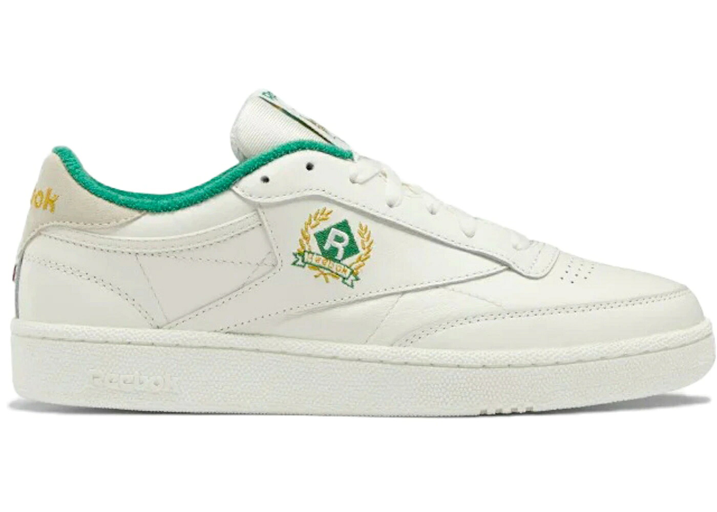 リーボック クラブ 緑 グリーン ゴールド スニーカー メンズ REEBOK CLUB C 85 CHALK GLEN GREEN / CHALK GLEN GREEN GOLD METALLIC