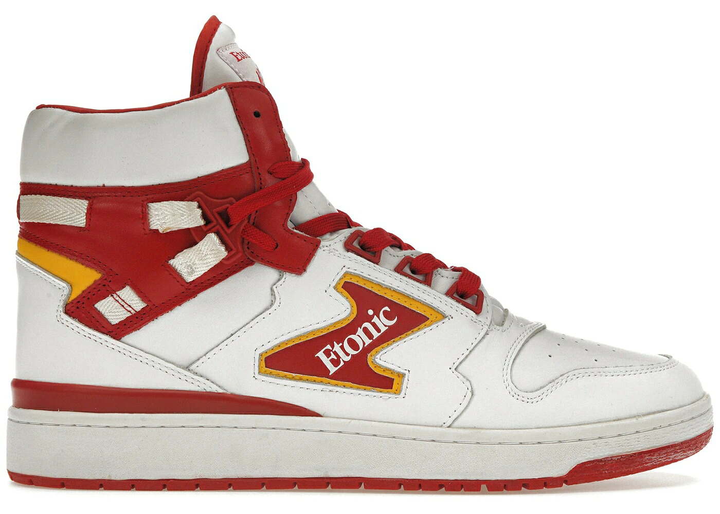 エトニック 意気ごみ 白いこと 白いこと 赤 赤いこと スニーカー メンズ ETONIC THE DREAM 1 WHITE RED / WHITE RED