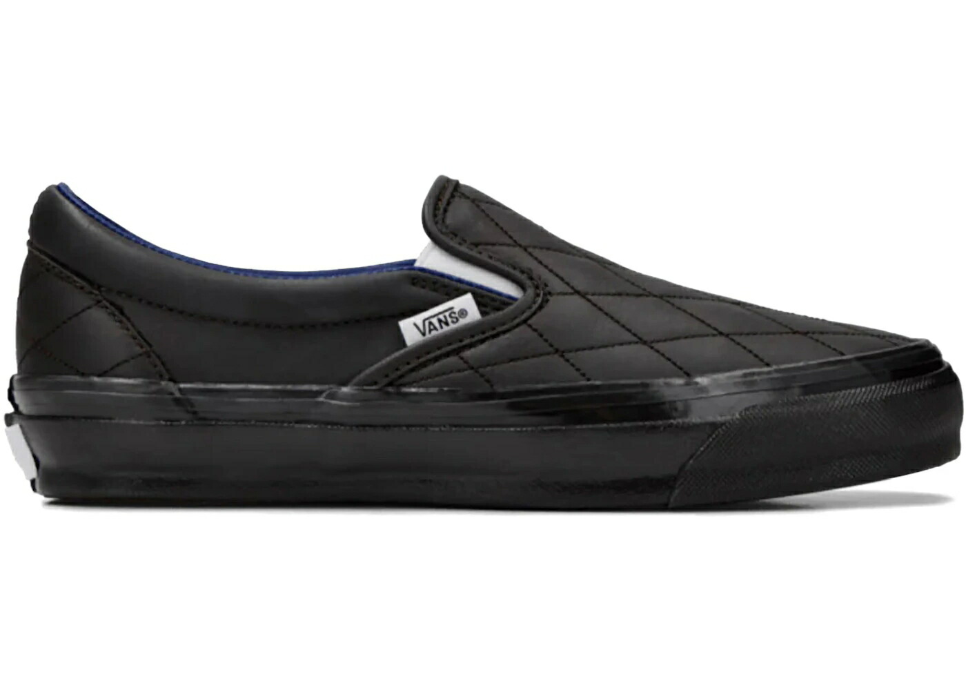 ヴァンズ バンズ 古典派音楽 スリッポン なめし革 黒いこと 黒いこと スニーカー メンズ VANS LX CLASSIC SLIP-ON 98 QUILTED LEATHER BLACK /