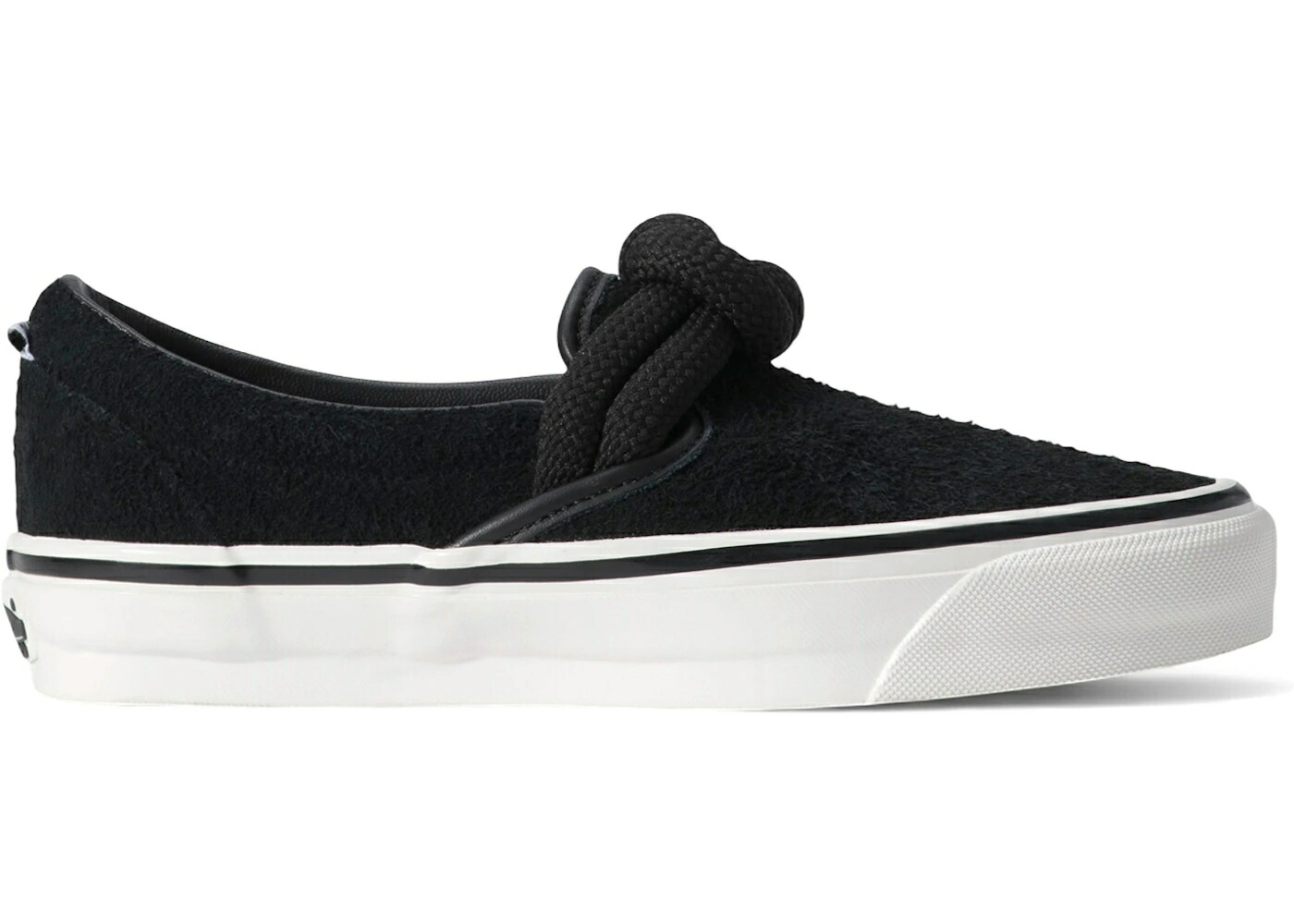ヴァンズ バンズ スリッポン 黒いこと 黒いこと 白いこと 白いこと スニーカー メンズ VANS OTW SLIP-ON 98 VIBRAM KNOT BLACK OFF WHITE / BLACK OFF WHITE