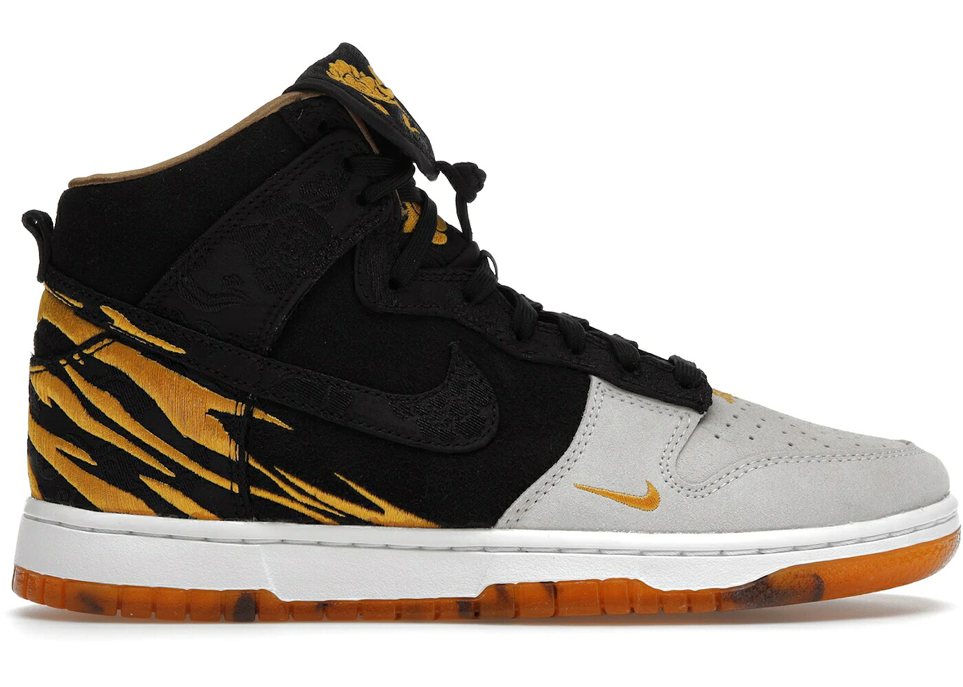 ナイキ ダンク 御機嫌 黒いこと 黒いこと ダンクハイ スニーカー メンズ NIKE DUNK HIGH RETRO PRM YEAR OF THE TIGER / PHANTOM BLACK SAIL