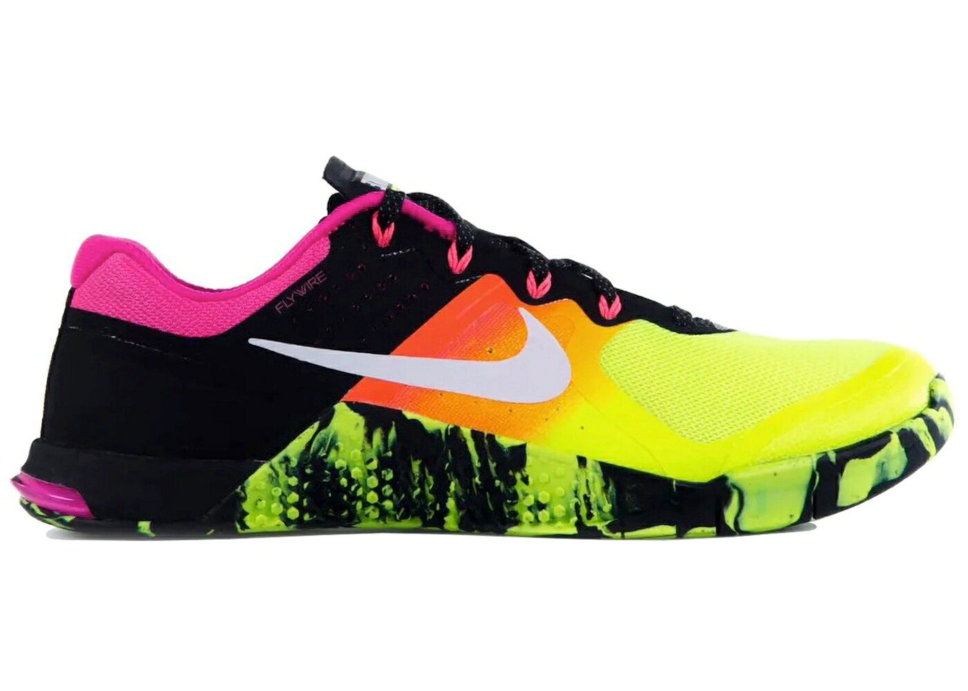 ナイキ 黒いこと 黒いこと 白いこと 白いこと スニーカー メンズ NIKE METCON 2 VOLT BLACK WHITE / VOLT BLACK WHITE