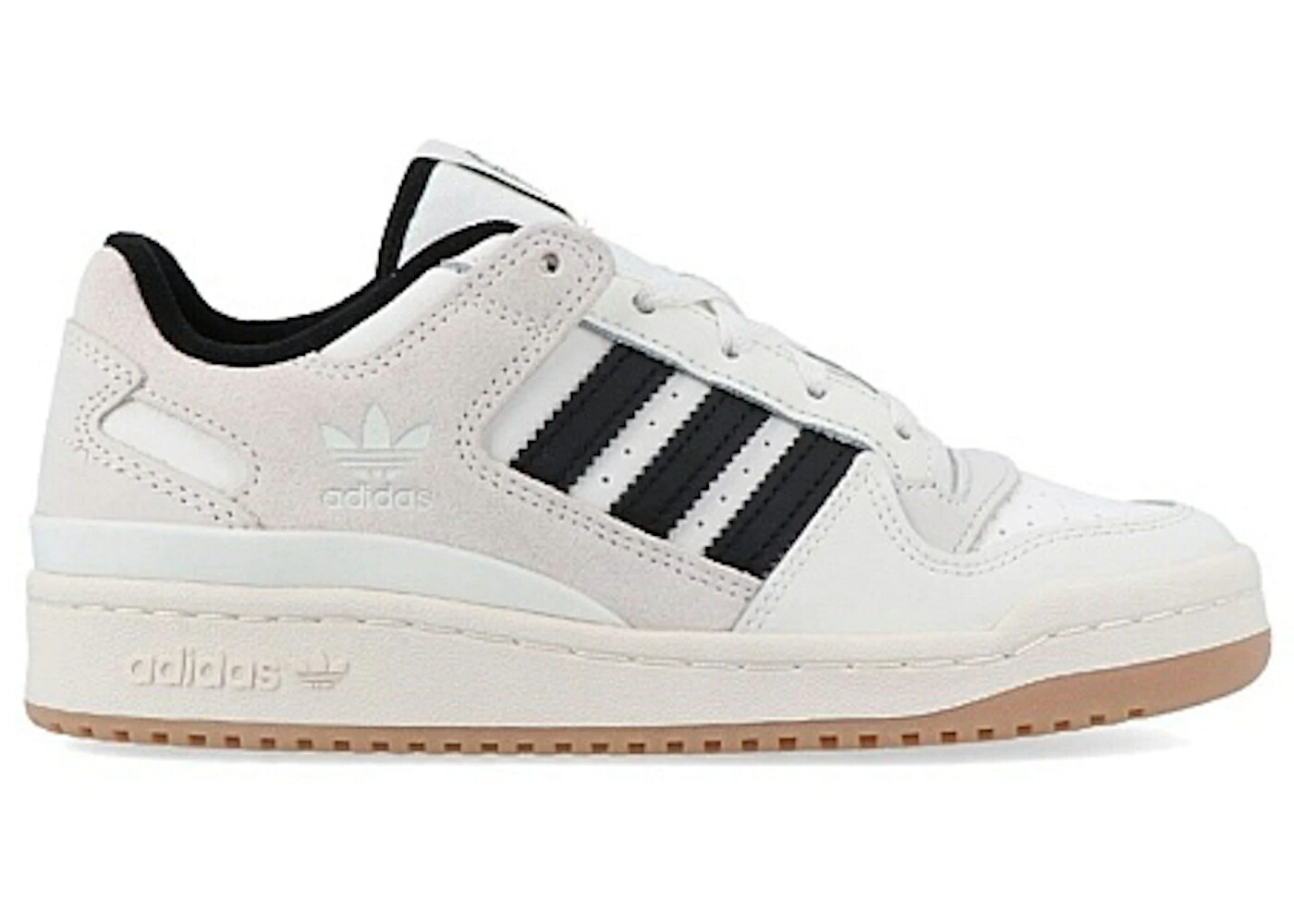 アディダス フォーラム 白色 ホワイト 黒色 ブラック コア クリーム WOMEN スニーカー レディース ADIDAS FORUM LOW WHITE BLACK GUM (WOMEN) / CLOUD WHITE CORE BLACK CREAM