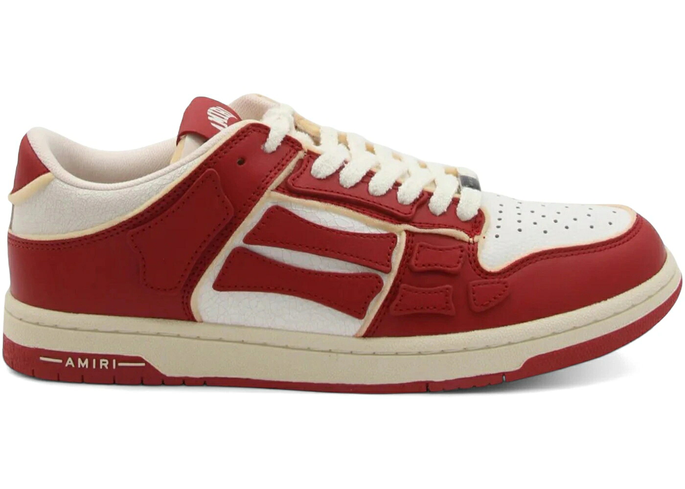 アミリ 赤 赤いこと 白いこと 白いこと スニーカー メンズ AMIRI SKEL TOP LOW COLLEGIATE RED WHITE / RED WHITE