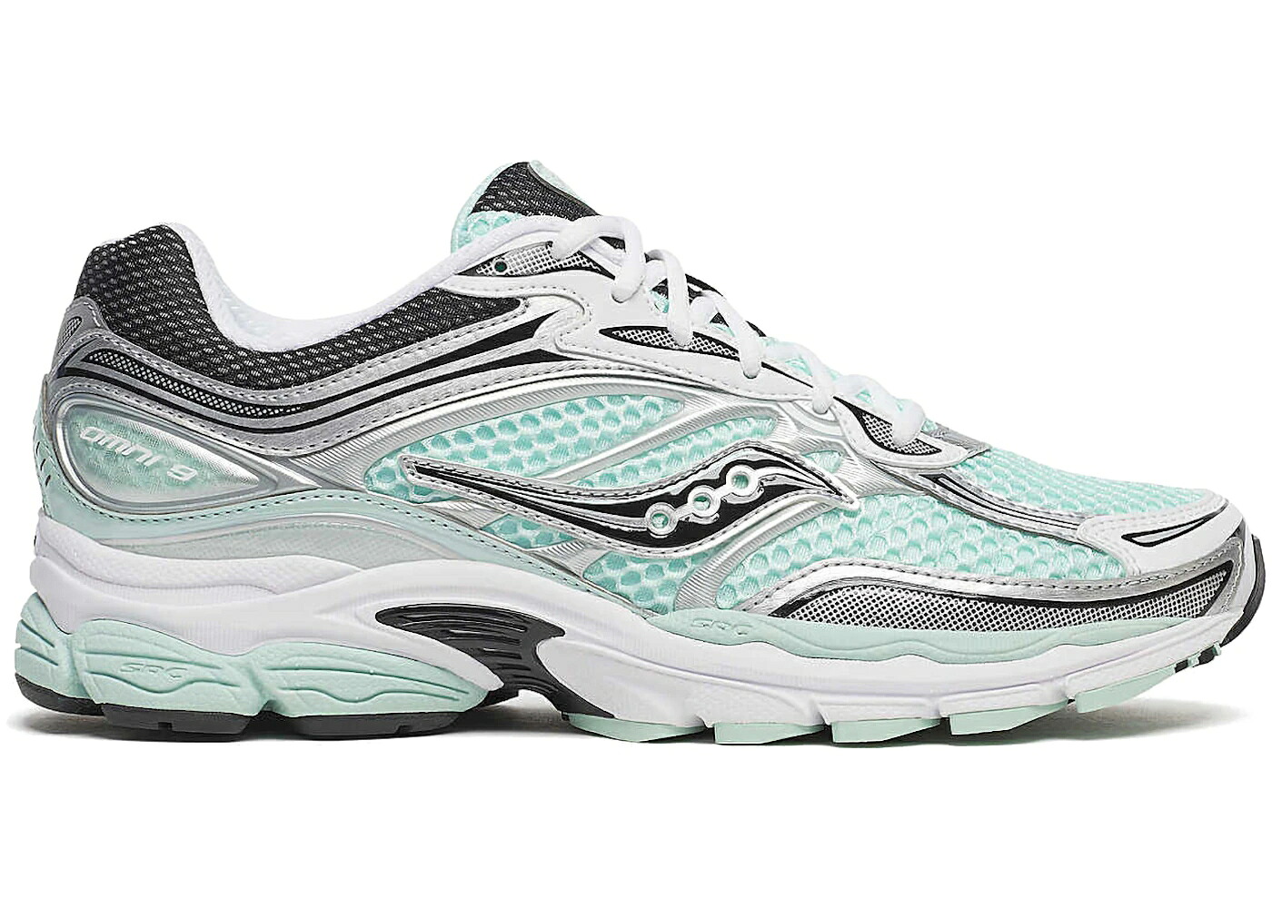 サッカニー しろがね色 しろがね色 スニーカー メンズ SAUCONY PROGRID OMNI 9 TEAL METALLIC SILVER / TEAL METALLIC SILVER