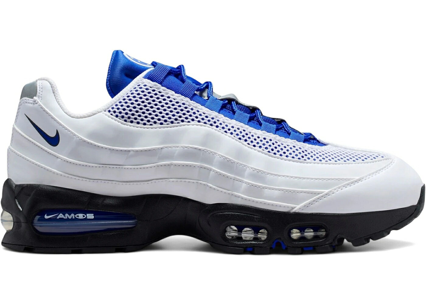 ナイキ マックス バブル 白色 ホワイト 青色 ブルー 黒色 ブラック エアマックス スニーカー メンズ NIKE AIR MAX 95 SE BIG BUBBLE TOTAL 90 WHITE RACER BLUE / WHITE RACER BLUE BLACK METALLIC 57,480円