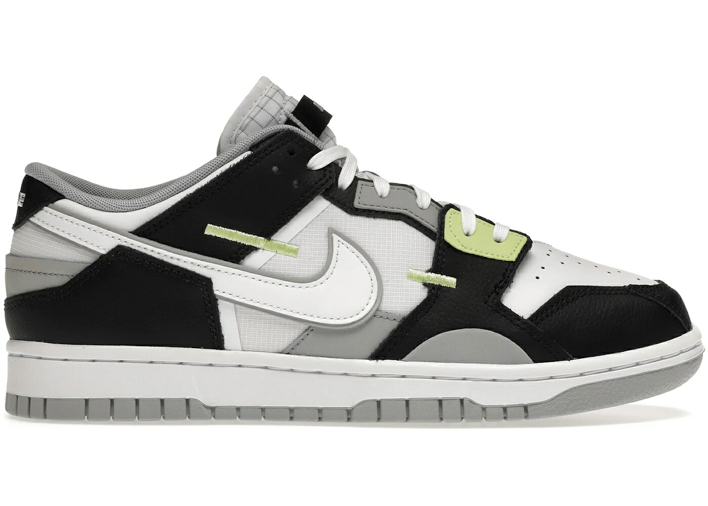 ナイキ ダンク 薄墨色 薄墨色 黒いこと 黒いこと 白いこと 白いこと ダンクロー スニーカー メンズ NIKE DUNK LOW SCRAP WOLF GREY LIGHT LEMON TWIST / BLACK WHITE WOLF GREY LIGHT