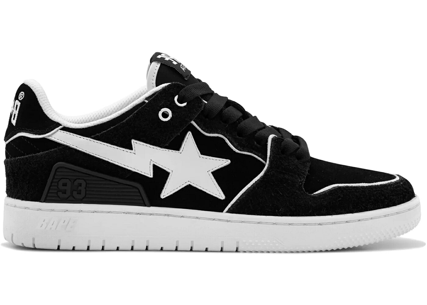 ベイプ 黒いこと 黒いこと 白いこと 白いこと #2 スニーカー メンズ BAPE A BATHING APE SK8 STA BLACK WHITE /