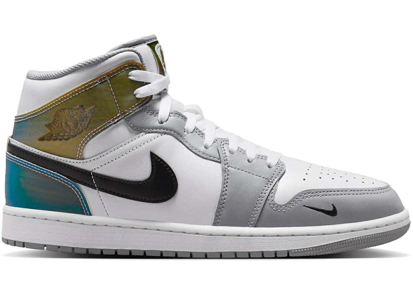 ナイキ ジョーダン ミッド 白いこと 白いこと 薄墨色 薄墨色 スニーカー メンズ JORDAN 1 MID SE MULTI-COLOR WHITE WOLF GREY / MULTI COLOR WHITE WOLF GREY