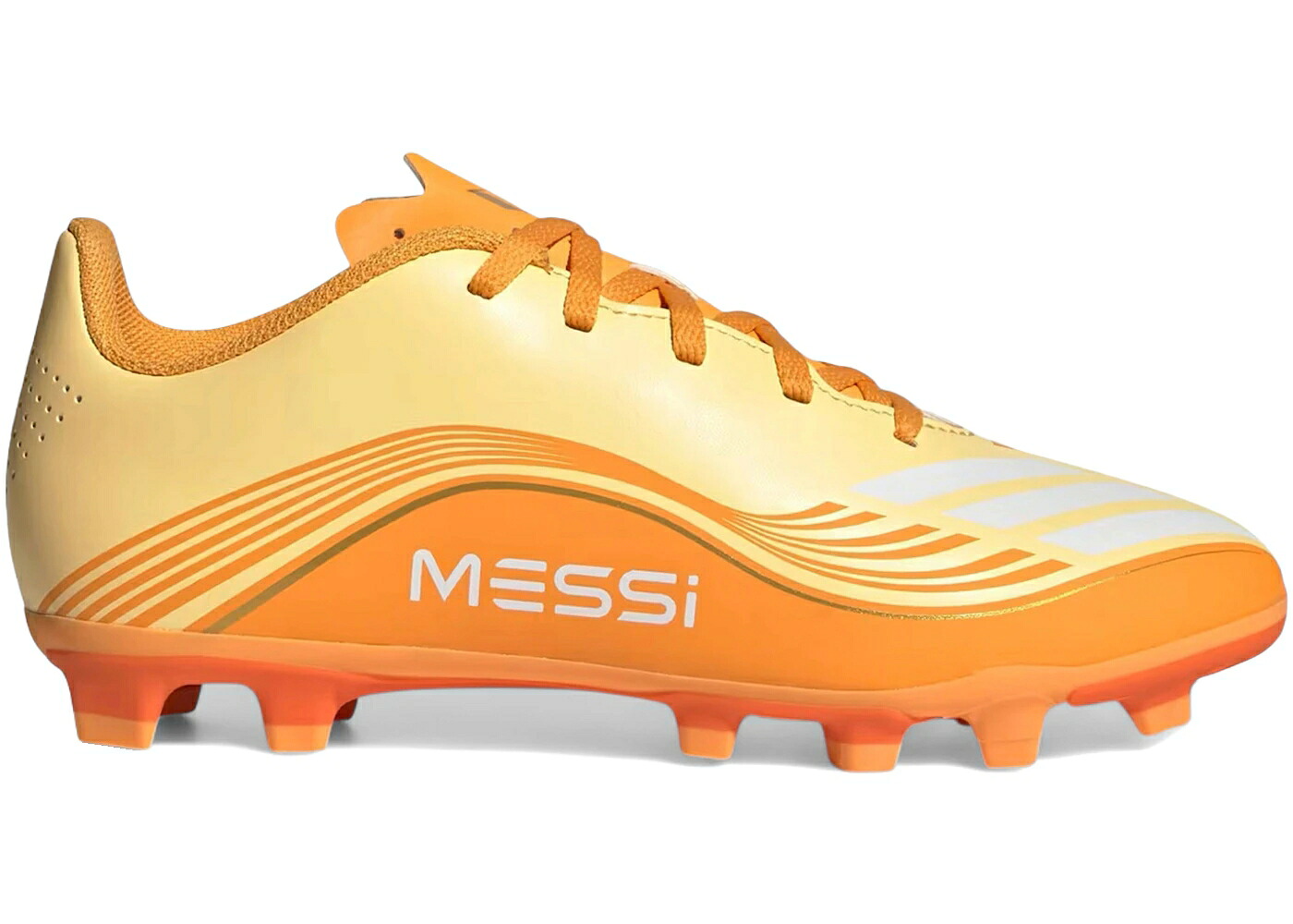 アディダス 野球クラブ ゴールド 純一無雑 お坊っちゃん キッズ ADIDAS F50 CLUB FG/MG MESSI HORA DORADA PACK (KIDS) / ICE TANGERINE GOLD METALLIC PURE もの言う花 マタニティ スニーカー