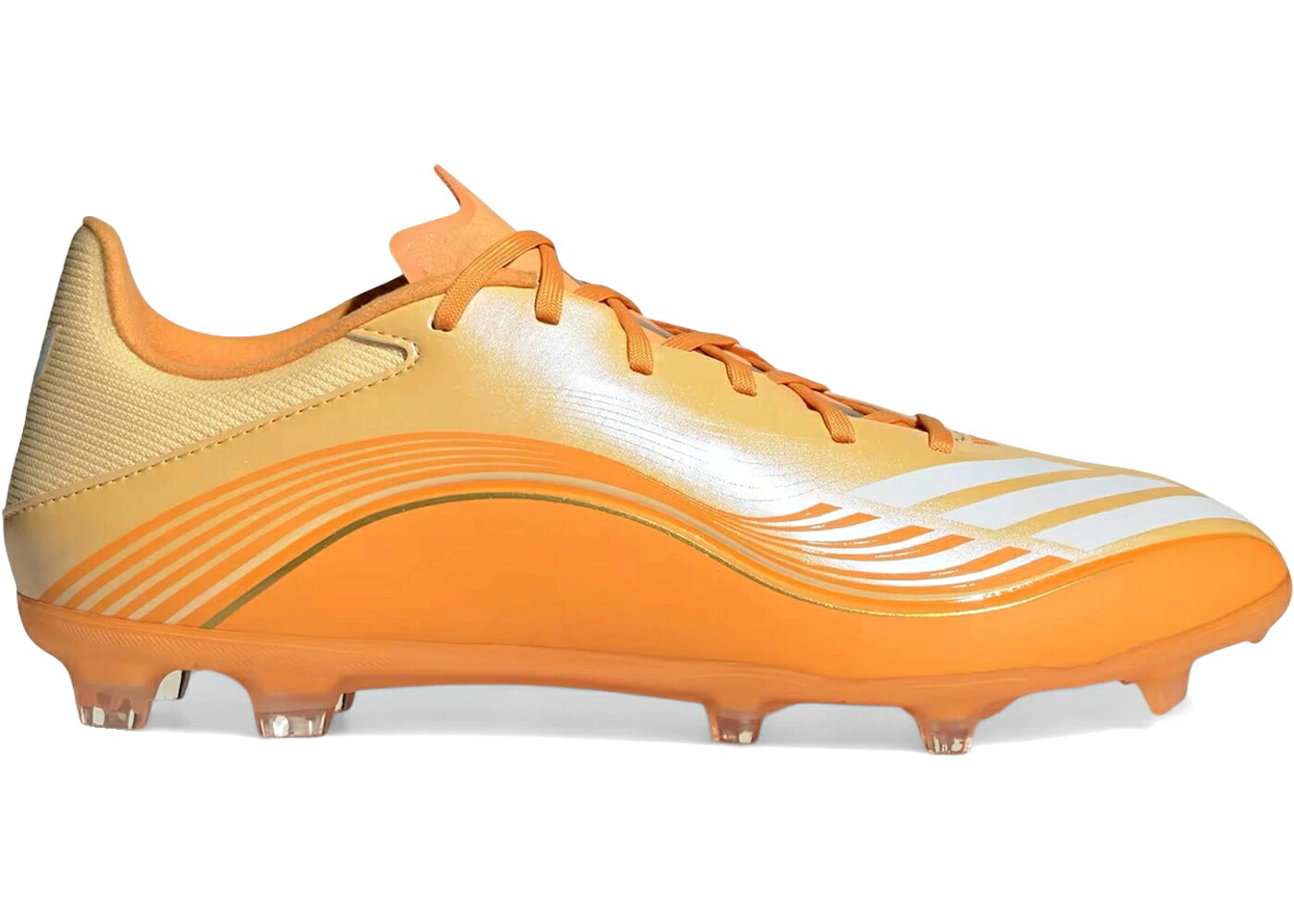 アディダス ゴールド 純一無雑 スニーカー メンズ ADIDAS F50 LEAGUE FG/MG MESSI HORA DORADA PACK / ICE TANGERINE GOLD METALLIC PURE