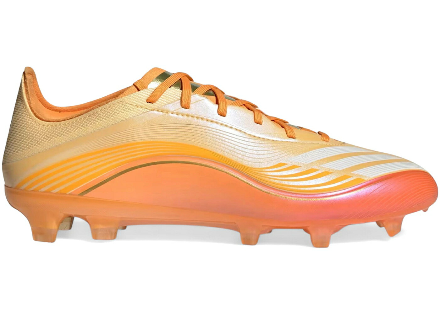 アディダス 労働者階級 ゴールド 純一無雑 スニーカー メンズ ADIDAS F50 PRO FG MESSI HORA DORADA PACK / ICE TANGERINE GOLD METALLIC PURE
