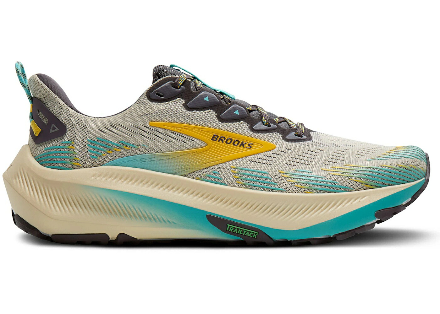 ブルックス 砂色 沙子 スニーカー メンズ BROOKS GHOST TRAIL BLEACHED SAND RABBIT BLUEFISH / BLEACHED SAND RABBIT BLUEFISH