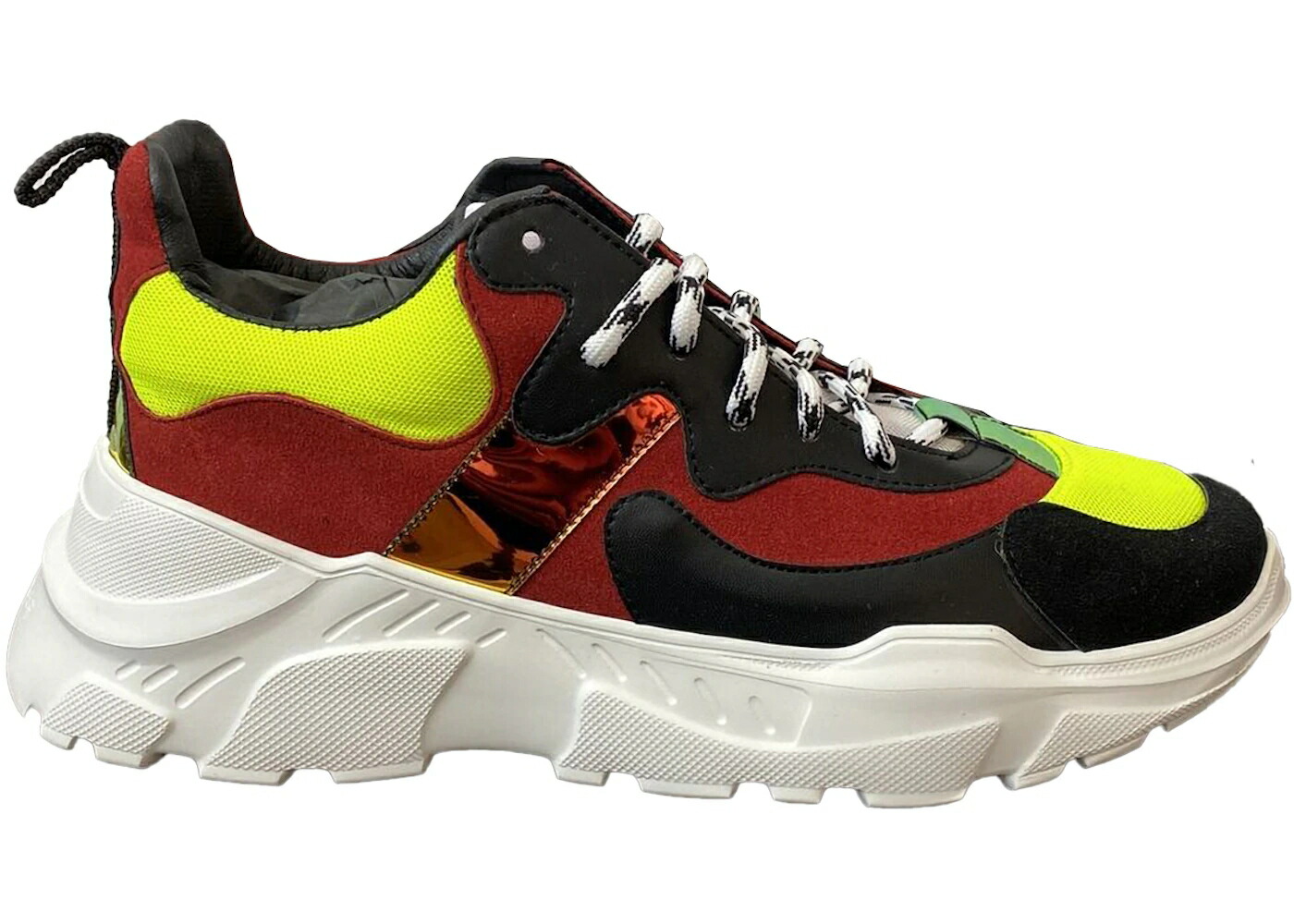 黒いこと 黒いこと 赤 赤いこと 菩提樹 スニーカー メンズ JOHN GEIGER JOHN GEIGER 003 BLACK RED LIME / BLACK RED LIME